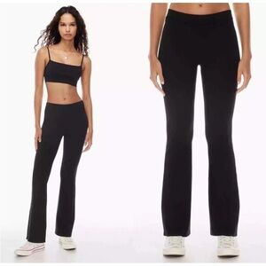 Aritzia Sunday Best Posie Total Eclipse Pant Flare Leg Navy Blue Sz XS NEW